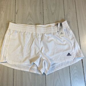 adidas White Athletic Shorts